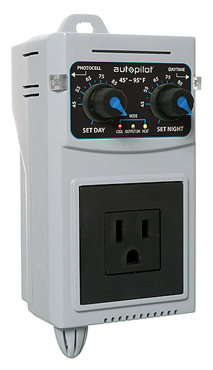 AUTOPILOT ANALOG 24 HOUR DAY & NIGHT COOLING/HEATING THERMOSTAT APCET