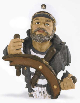 POLYSTONE CAPTAIN 10 INCHES HIGH #PS-319