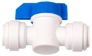 HYDRO LOGIC STEALTH RO AND SMALL BOY 1/4IN QC INLINE SHUT OFF VALVE #728937