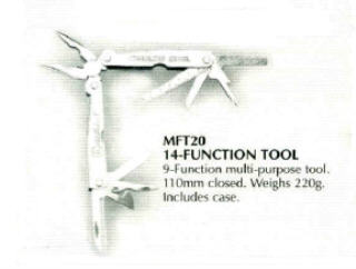 14 FUNTION MULTI TOOL MFT20