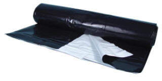 Pandafilm White & Black Poly Film (10ft x 25ft, 10ft x 50ft, 10ft x 100ft) 730100