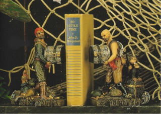 6 INCH POLYSTONE PIRATE BOOKENDS SET #PS-420