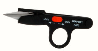 ZENPORT BLACK HANDLE FLORAL SNIPS #H370