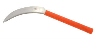 ZENPORT 6.5" STAINLESS STEEL SICKLE WITH A PLASTIC HANDLE #K208P