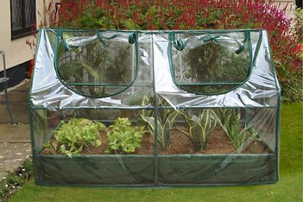 ZENPORT GARDEN COLD FRAME MINI GREENHOUSE WITH RAISED BED #SH3212ABTP