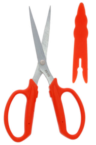 ZENPORT LONG BLADE FLORAL SCISSORS #ZS102